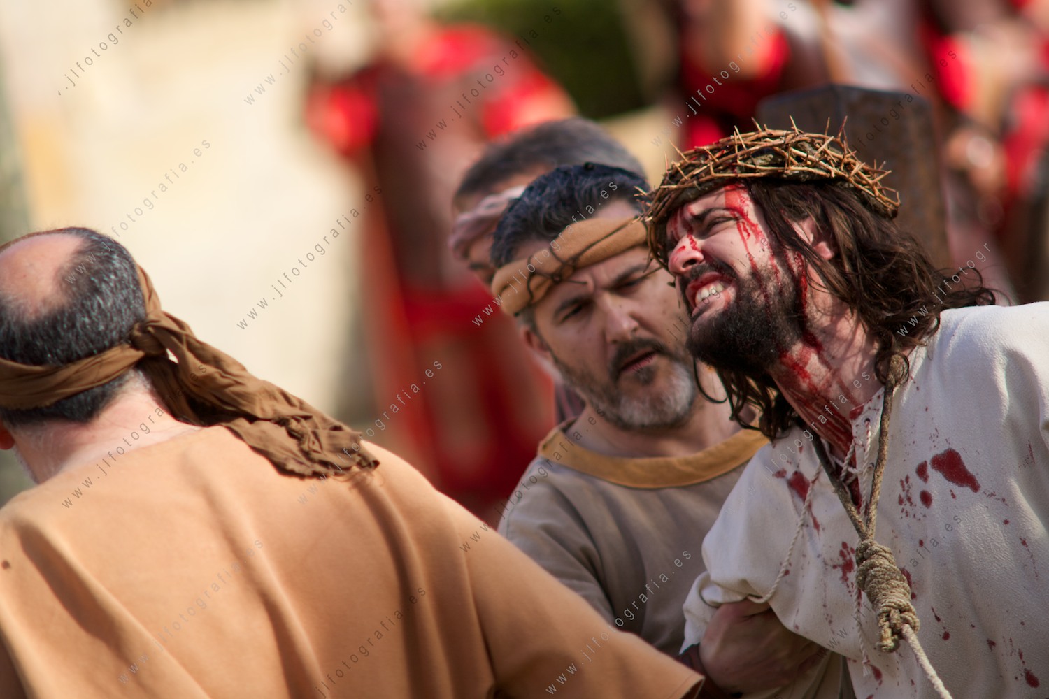 Jesucristo arrastrado durante el trayecto al juicio de Pilatos, Balmaseda