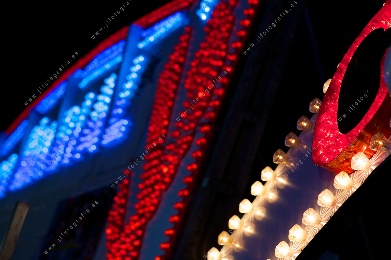 Las luces del circo mundial, son un clásico de todas las fiestas de Bilbao , Aste Nagusia