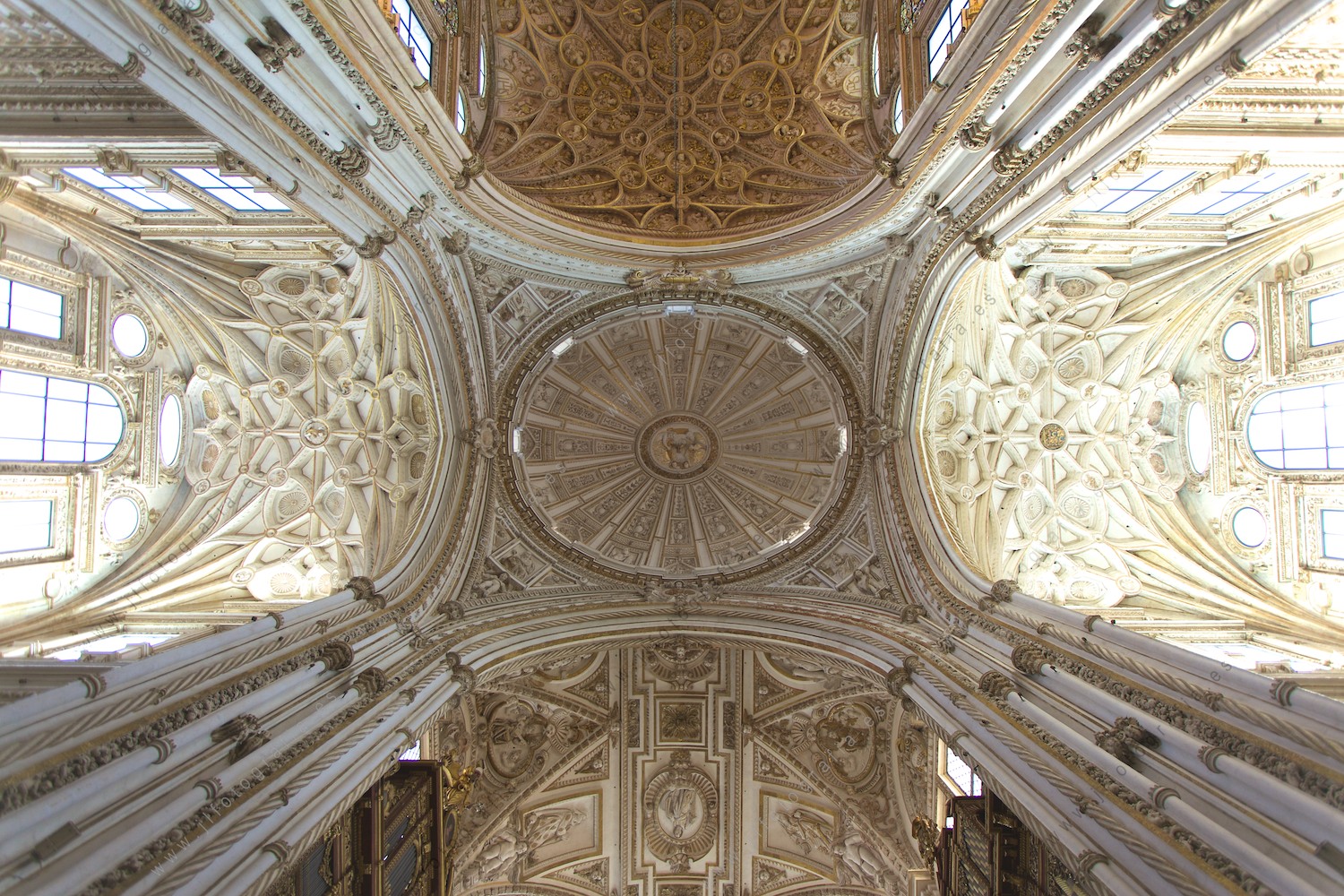 Techo de la Mezquita de Córdoba.