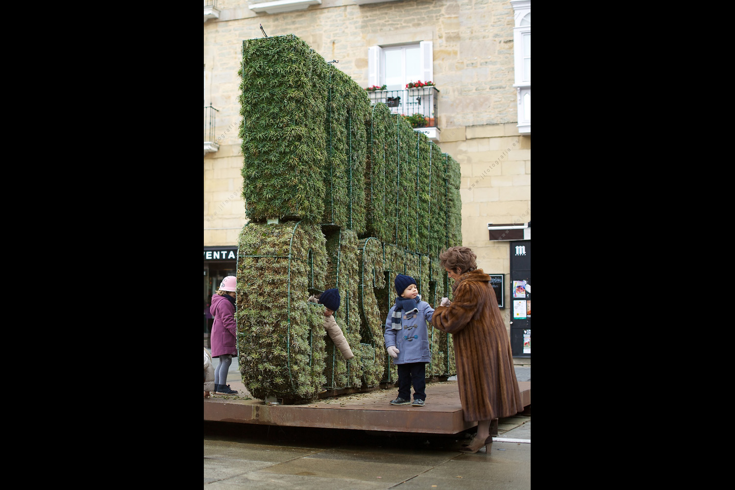Vitoria Gasteiz escultura vegetal