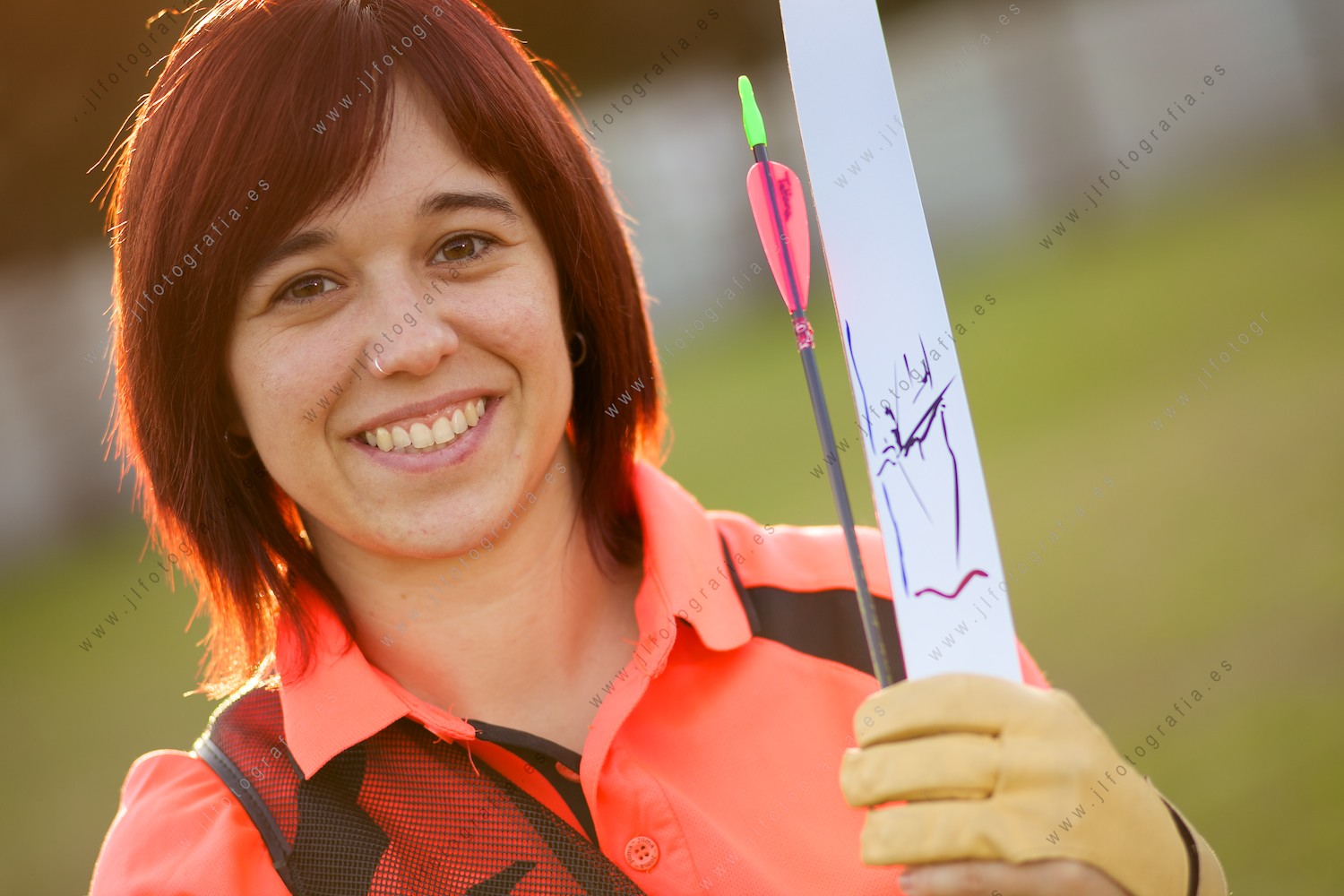 Tatiana Soto, de Barakaldo, campeona de Euskadi en tiro con arco.